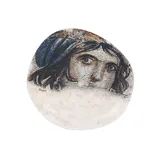 Тарелка «Месопотамия Османия» асимметричная фарфор ,L=29см белый,коричнев.