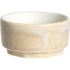 Sauce boat “Revolution Sandstone”  porcelain  55 ml  D=65, H=30mm  beige.