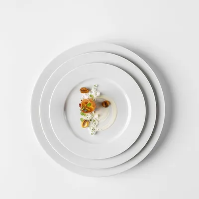 Тарелка «Классик» десертная фарфор D=21см белый, изображение 2