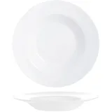 Тарелка для пасты «Эволюшнс Солюшн» стекло 0,5л D=28,5см белый