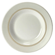 Тарелка для пасты «Антуанетт» фарфор 0,6л D=305,H=25мм белый,олив.