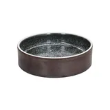 Салатник «Эллипс» (двойные стенки и дно) керамика D=16см коричнев.,серый