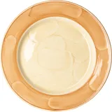 Тарелка «Паприка» сервировочная фарфор D=300,H=23мм оранжев.,бежев.