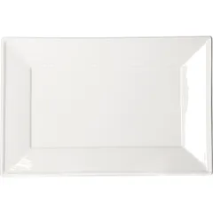 Блюдо «Кунстверк» прямоугольное фарфор ,H=30,L=362,B=240мм белый