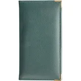Папка для счетов кожезам. ,L=22,B=12см зелен.