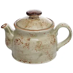 Чайник заварочный «Крафт Грин» фарфор 425мл D=75,H=114,L=170мм зелен.