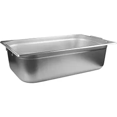 Gastronorm container (1/1) with handles  stainless steel  19.9 l , H=15, L=53, B=32.5 cm  metal.