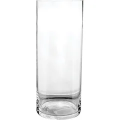 Flower vase “Cylinder”  glass  D=12, H=32.5 cm  clear.