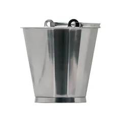 Ведро сталь нерж. ,H=29см металлич.