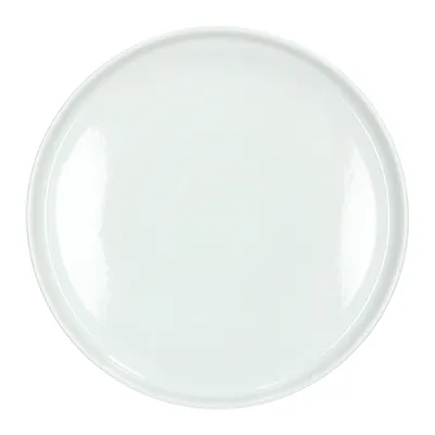 Блюдо «Тэзис» с бортом фарфор D=31см белый