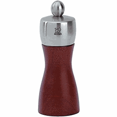 Мельница для перца с метал.механизмом сталь нерж. D=5,H=12см коричнев.