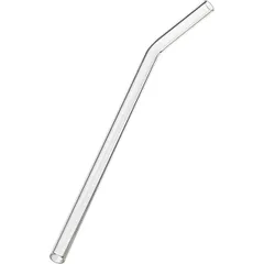 Трубочка изогнутая стекло D=1,L=23см, изображение 3