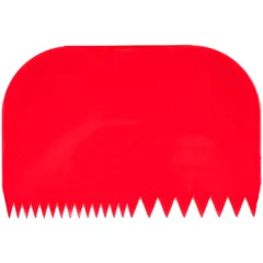 Шпатель кондитерский[10шт] пластик ,H=15,L=145,B=100мм красный