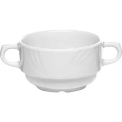 Чашка бульонная «Аркадия» фарфор 320мл D=100,H=55,B=140мм белый