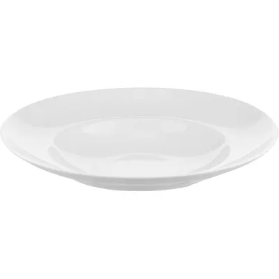 Тарелка для пасты фарфор 350мл D=260,H=49мм белый, изображение 2