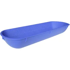 Basket for proving dough oval 1.5 kg  polyprop. , H=75, L=420, B=140mm  blue