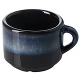 Чашка кофейная «Пати» фарфор 80мл D=60,H=47мм серый,синий