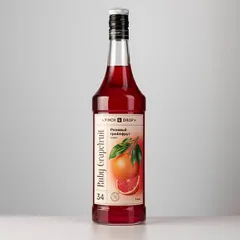 Сироп «Розовый Грейпфрут» Pinch&Drop стекло 1л D=85,H=330мм красный, изображение 4