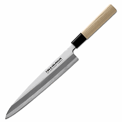 Нож «Ороши» сталь нерж.,дерево ,L=24см бежев.,металлич.