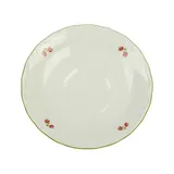 Блюдце «Верона Q0046» фарфор D=15см белый,зелен.