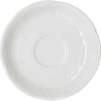 Блюдце «Моцарт» фарфор D=145/45,H=20мм белый