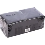 Салфетки бумажные «Папирус» однослойные 33*33см [400шт] черный