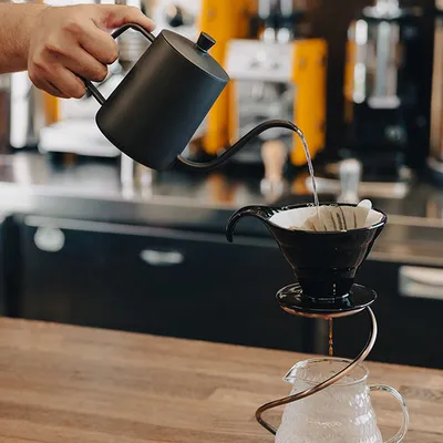 Чайник для приготовления кофе сталь нерж. 0,6л, изображение 3