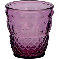 Old fashion “Ser Lapo” glass 310ml D=86,H=91mm violet.