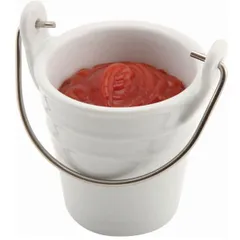 Sauce boat porcelain 100ml D=65,H=65mm white