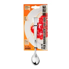 Ложка для меда «Астра» 18/10 сталь нерж. ,L=19см металлич., изображение 2