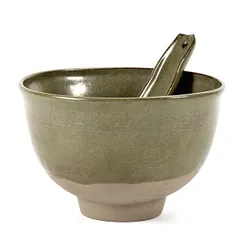 Салатник «Мерси» №2 керамика D=15см зелен., изображение 2