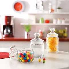 Банка «Клаб» круглая с крышкой стекло 0,75л D=95,H=175мм прозр., изображение 2