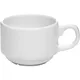Чашка кофейная «Монако» фарфор 85мл D=60,H=45,L=85мм белый, изображение 2
