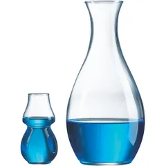 Графин «Элеганс» с крышкой стекло 1л D=11,1,H=23см прозр., изображение 4