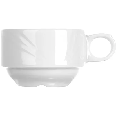 Чашка чайная «Аркадия» фарфор 190мл D=86,H=60,B=116мм белый, Объем по данным поставщика (мл): 190