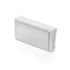 Салфетница «Арго» прямоугольная алюмин. ,H=8,L=15,B=3см серебрист., изображение 2