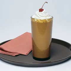 Поднос «Политрид» прорезиненный круглый полипроп. D=35,5см черный, изображение 3