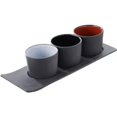 Форма для запекания керамика 150мл D=75,H=50мм черный, изображение 2