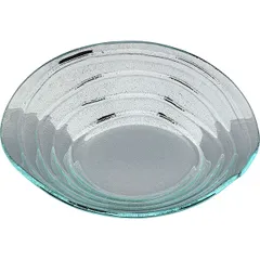 Salad bowl glass D=29cm clear.