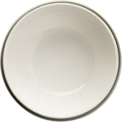 Салатник «Айсио» фарфор 1,125л D=180,H=78мм белый,серый, изображение 2