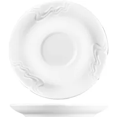 Saucer “Melody” porcelain D=140,H=17mm white