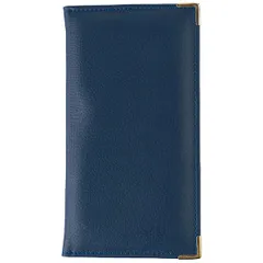 Folder for bills leatherette ,L=22,B=12cm blue
