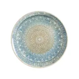 Тарелка «Ривус» фарфор D=27см голуб.,бежев.