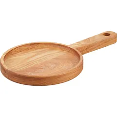 Serving board with handle  oak  D=20cm  St. tree