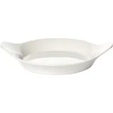 Форма для запекания «Лондри» порционная фарфор 350мл D=18,H=3,L=22см белый
