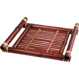 Блюдо для суши «Проотель» бамбук ,H=45,L=280,B=200мм тем.корич.