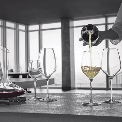 Бокал для вина «Инальто Трэ Сэнси» стекло 0,55л D=92,H=235мм прозр., Объем по данным поставщика (мл): 550, изображение 6