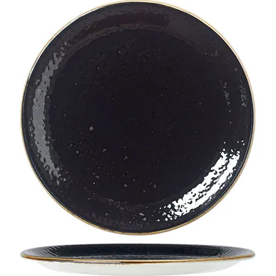 Тарелка «Крафт Лакрица» мелкая фарфор D=202,H=20мм черный, Диаметр (мм): 202