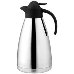 Vacuum coffee pot “Sanex”  stainless steel, plastic  2 l , H=29.5, L=17.7, B=14.2 cm  silver, black