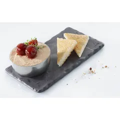 Блюдо для подачи «Базальт» керамика D=4,L=14,B=8см черный,матовый, изображение 3